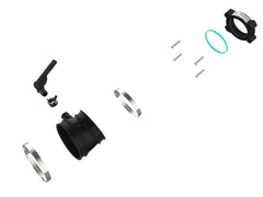 AFE 46-34017B Silver Bullet Throttle Body Spacer Kit Black