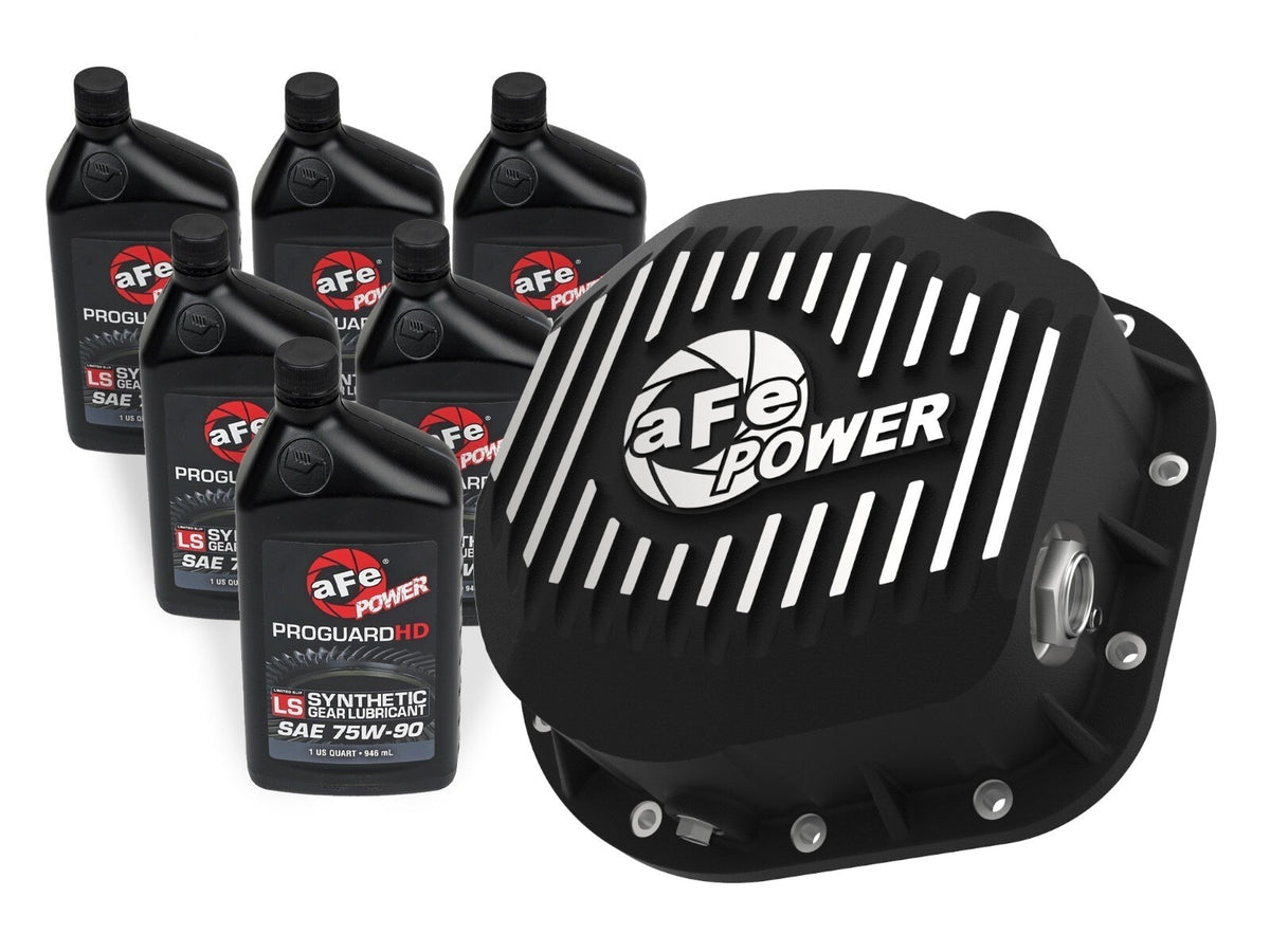 aFe Power Ford (5.4, 5.8, 6.0, 6.2, 6.4, 6.7, 6.8, 7.3, 7.5) Differential Cover PN. 46-70022-WL