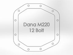 AFE 46-71000B Pro Series Rear Differential Cover Black (Dana M220)