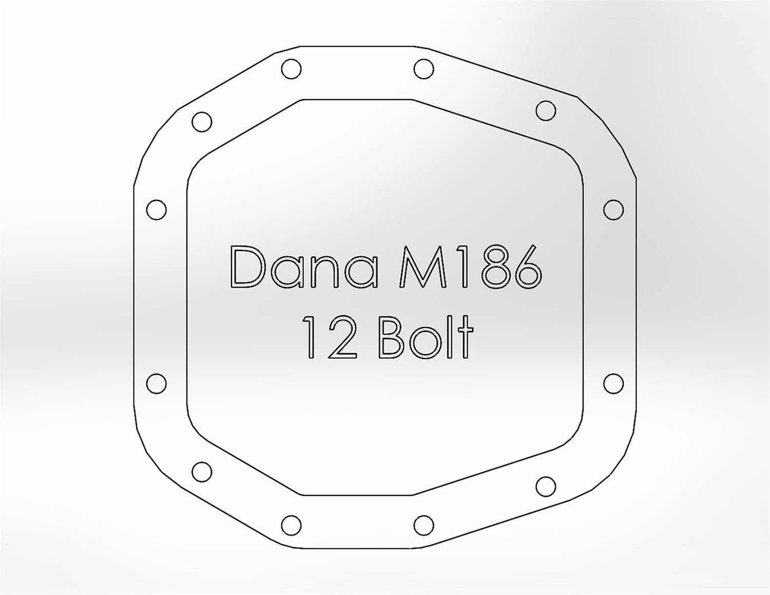 AFE 46-71010R Pro Series Front Differential Cover Red (Dana M186)