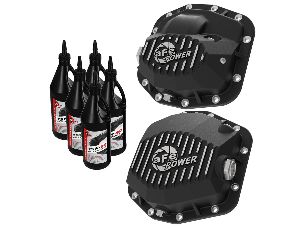 aFe Power 18-21 Jeep Wrangler (2.0, 3.6) Differential Cover PN. 46-7101AB