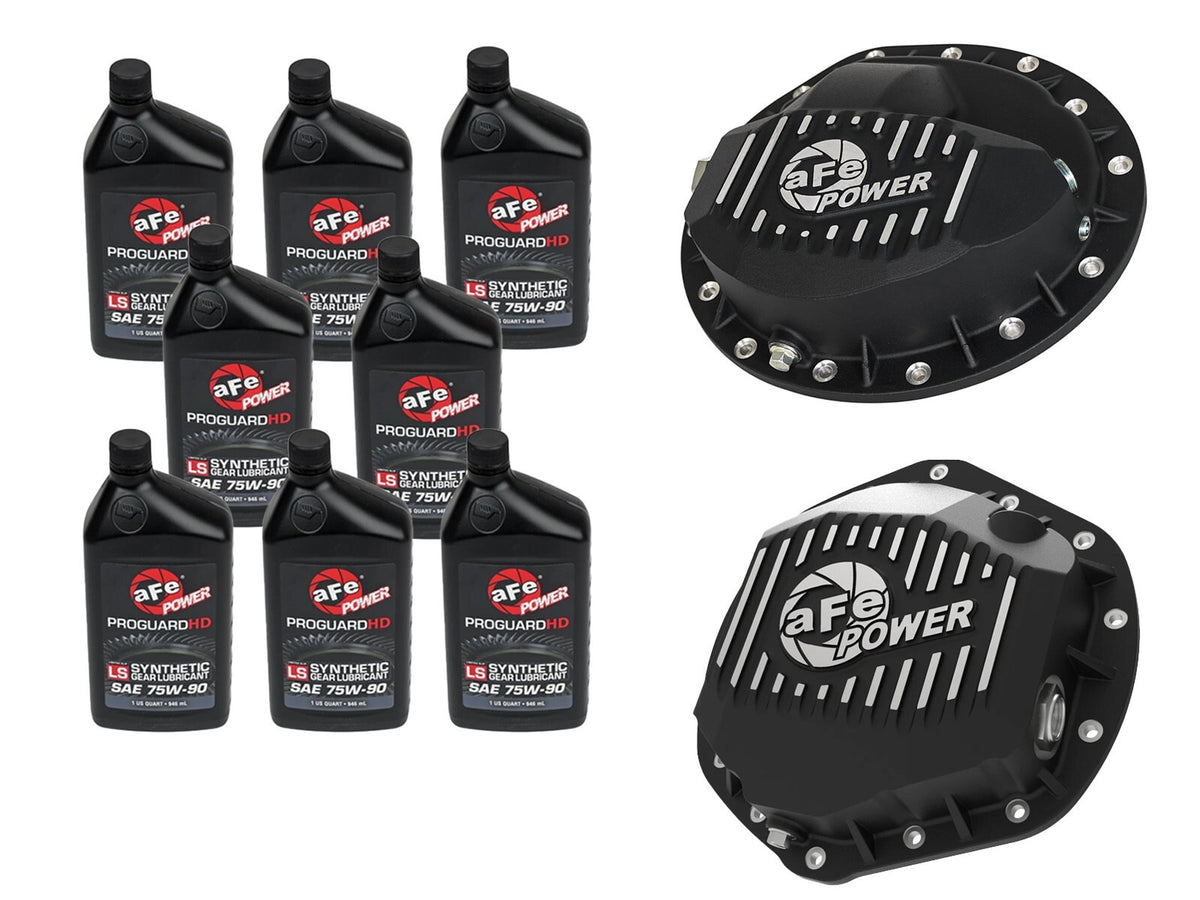 aFe Power Dodge, Ram (5.9, 6.7 - 4WD) Differential Cover PN. 46-7700AB