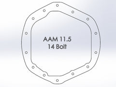 aFe Power Chevrolet, GMC (6.6 - 4WD) Differential Cover PN. 46-7706AB