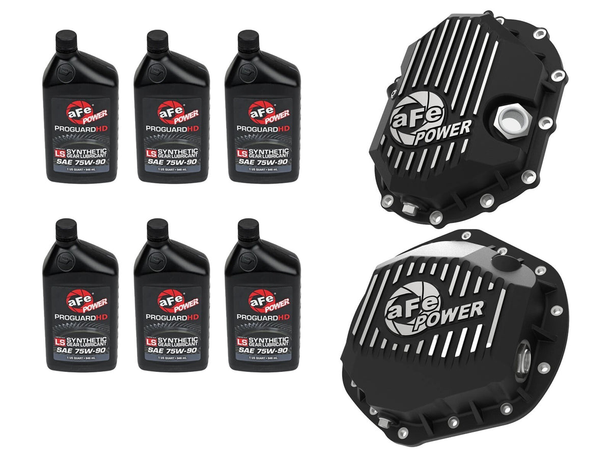 aFe Power Chevrolet, GMC (6.6 - 4WD) Differential Cover PN. 46-7707AB