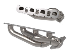 AFE 48-38031 Twisted Steel 1-7/8 IN to 2-3/4 IN 304 Stainless Headers w/ Raw Finish