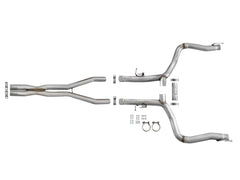 aFe Power 15-23 Dodge Charger (6.2, 6.4) Exhaust System Kit PN. 49-32070NM