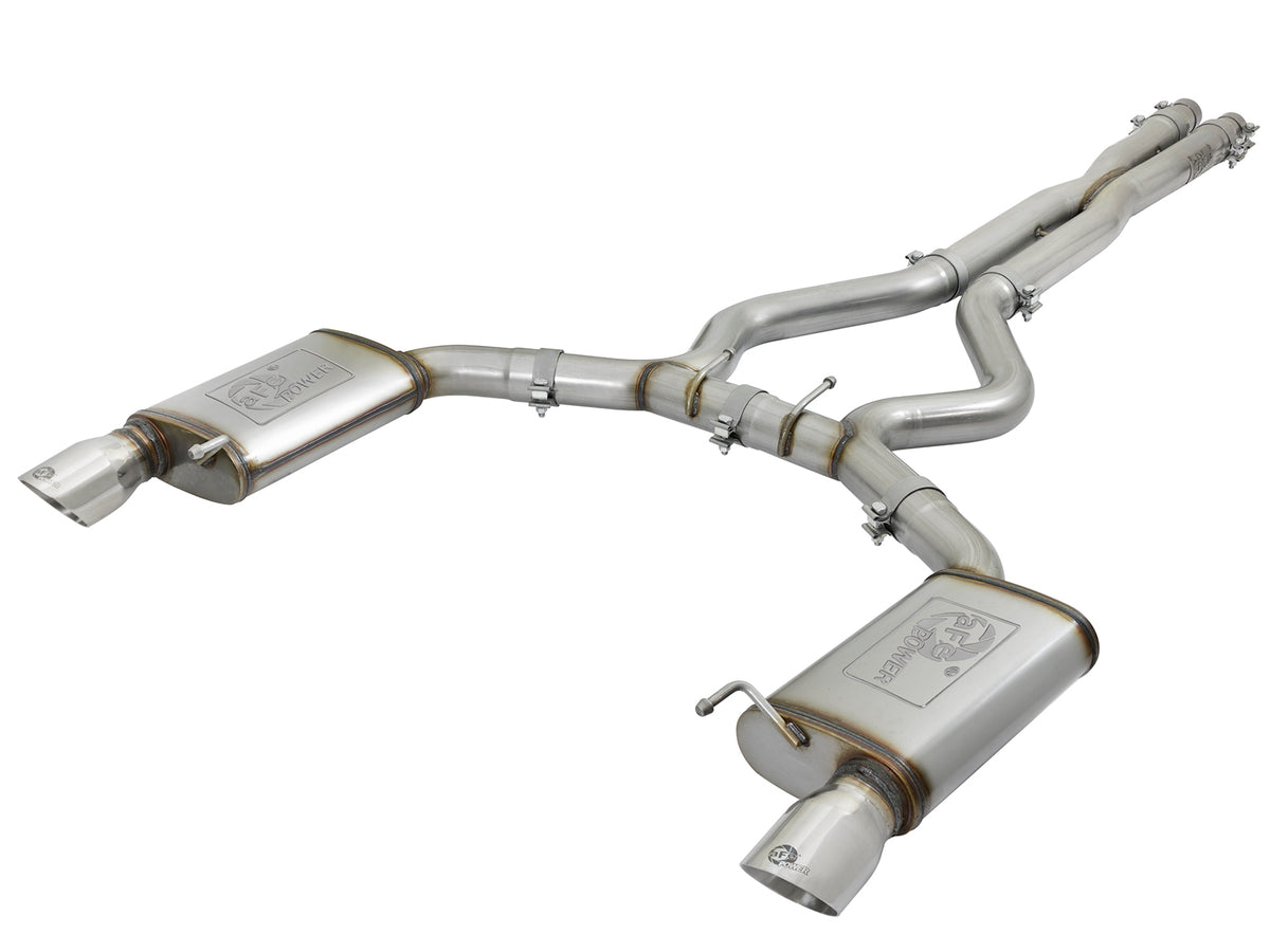 aFe Power 15-17 Ford Mustang GT (3.7, 5.0) Exhaust System Kit PN. 49-33072-1P