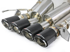 AFE 49-34056-1C MACH Force-Xp 304 Stainless Steel Axle-Back Exhaust System w/ Carbon Fiber Tips