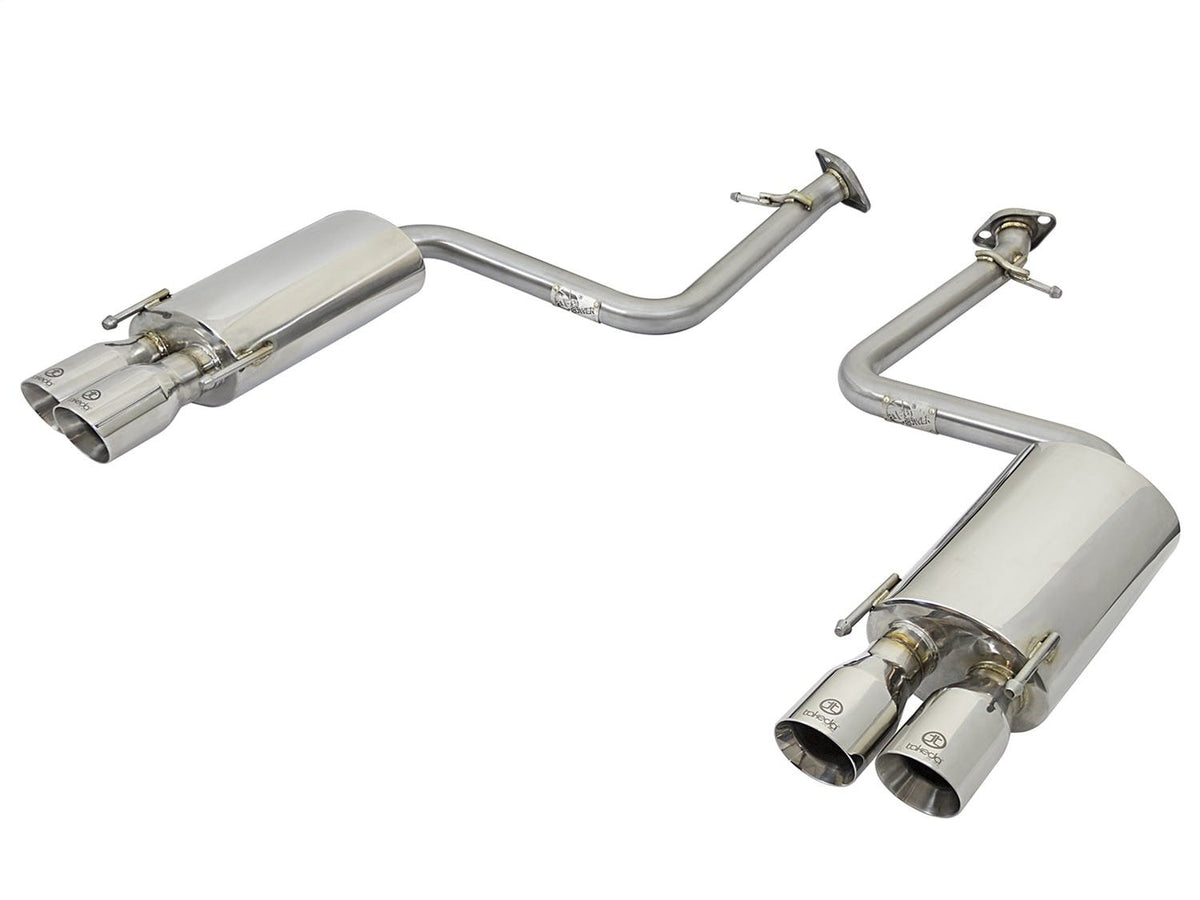 AFE 49-36037-P Takeda 2in Stainless Steel Axle-Back Exhaust Sys w/Polished Tips