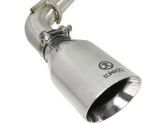AFE 49-36130NM-P Takeda 2-1/2 IN 304 Stainless Steel Axle-Back Exhaust System w/Polished Tip
