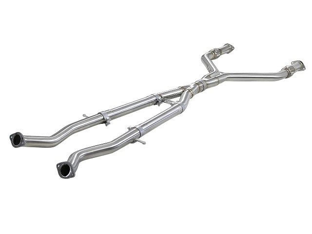 AFE 49-36131 Takeda 2-1/2 IN 304 Stainless Steel Axle-Back Exhaust System w/Polished Tip