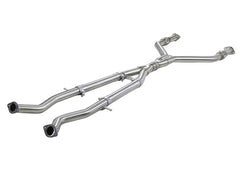 AFE 49-36131 Takeda 2-1/2 IN 304 Stainless Steel Axle-Back Exhaust System w/Polished Tip