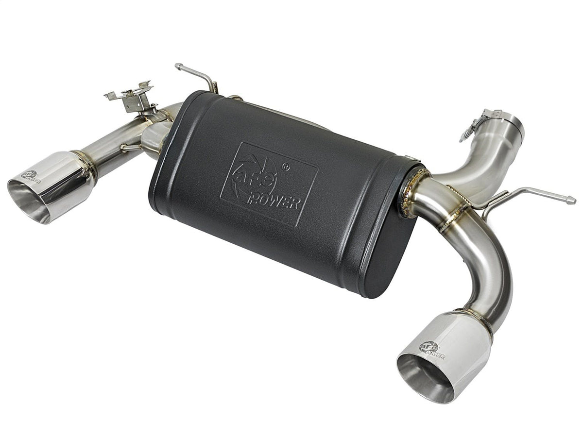AFE 49-36336-P MACH Force-Xp Axle-Back Stainless Steel Exhaust System w/Polished Tips