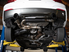 AFE 49-36348-B MACH Force-XP 3 IN to 2-1/2 IN 304 Stainless Steel Axle-Back Exhaust Black