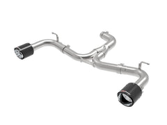 AFE 49-36421-C MACH Force-Xp 3 IN to 2-1/2 IN Stainless Steel Axle-Back Exhaust System Carbon