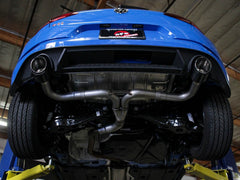 AFE 49-36421-C MACH Force-Xp 3 IN to 2-1/2 IN Stainless Steel Axle-Back Exhaust System Carbon