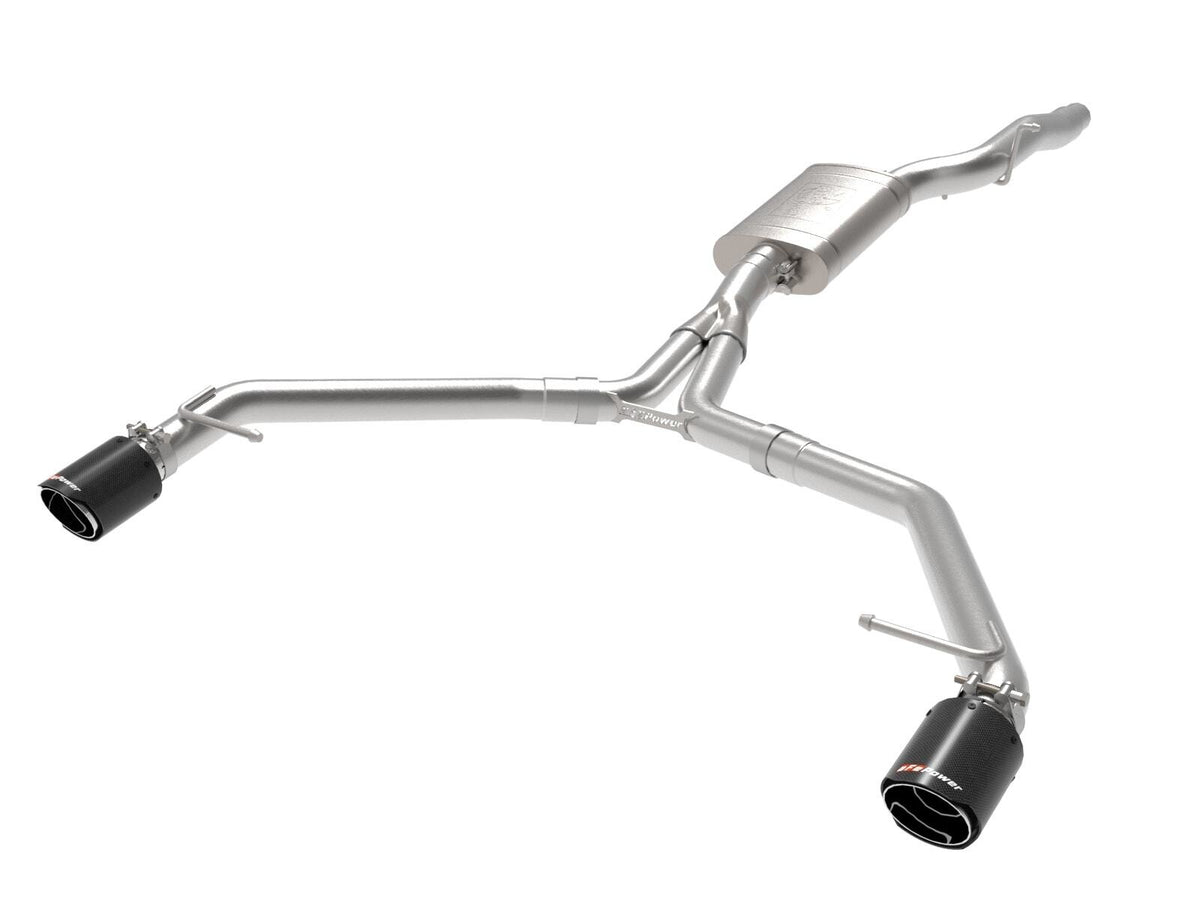 AFE 49-36437-C MACH Force-Xp 3 IN to 2-1/2 IN Stainless Steel Axle-Back Exhaust w/ Carbon Tip