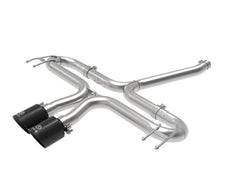 AFE 49-36625-B Takeda 2-1/2 IN 304 Stainless Steel Axle-Back Exhaust System w/ Black Tips