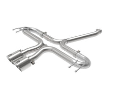 AFE 49-36625-P Takeda 2-1/2 IN 304 Stainless Steel Axle-Back Exhaust System w/ Polished Tips