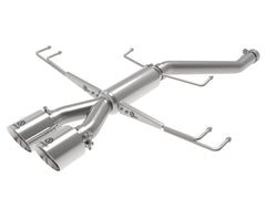 AFE 49-36626-P Takeda 2-1/2 IN 304 Stainless Steel Axle-Back Exhaust System w/ Polished Tips
