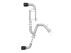 AFE 49-37009-B Takeda-ST 3 IN 304 Stainless Steel Axle-Back Exhaust System w/ Black Tips
