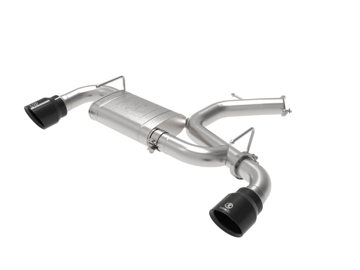 AFE 49-37009-B Takeda-ST 3 IN 304 Stainless Steel Axle-Back Exhaust System w/ Black Tips