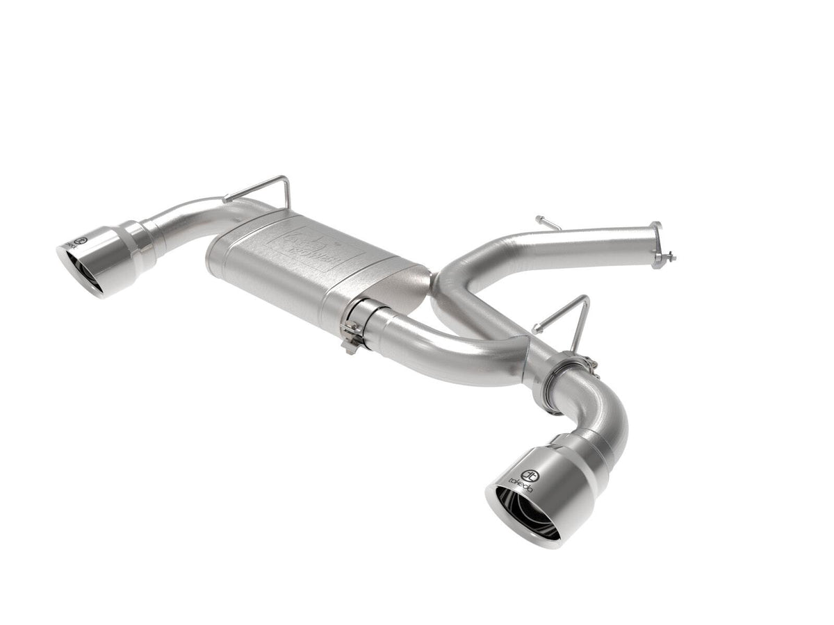 AFE 49-37009-P Takeda-ST 3 IN 304 Stainless Steel Axle-Back Exhaust System w/ Polished Tips