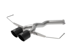 AFE 49-37012-B Takeda 3 IN to 2-1/2 IN 304 Stainless Steel Axle-Back Exhaust w/ Black Tip