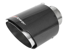 AFE 49-37012-C Takeda 3 IN to 2-1/2 IN 304 Stainless Steel Axle-Back Exhaust Carbon Fiber Tip