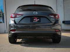 AFE 49-37014-L Takeda 2-1/2 IN 304 Stainless Steel Axle-Back Exhaust System w/Blue Flame Tips