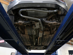 AFE 49-37017NM Takeda 2-1/2 IN 304 Stainless Steel Axle-Back Exhaust System w/o Muffler