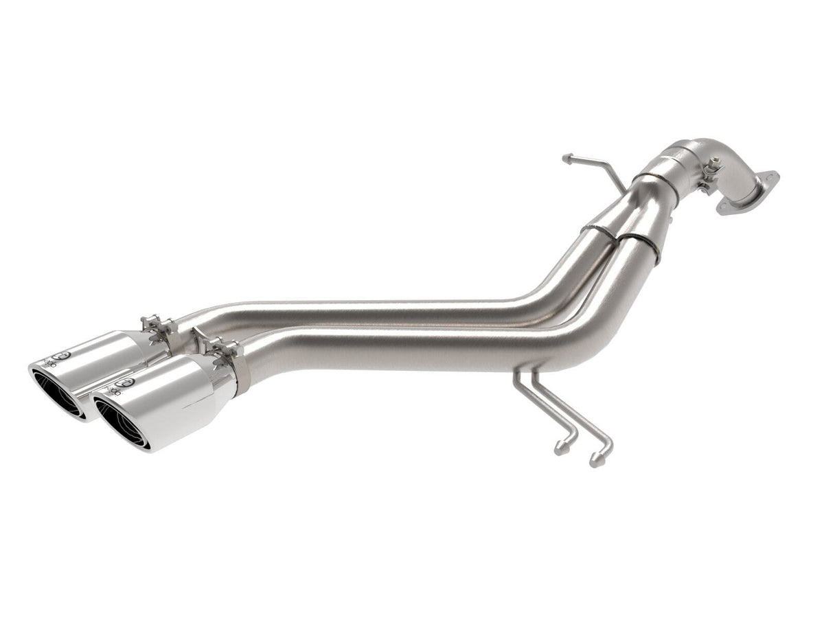 AFE 49-37019-P Takeda 3 IN to 2-1/2 IN 304 Stainless Steel Axle-Back Exhaust w/ Polished Tip