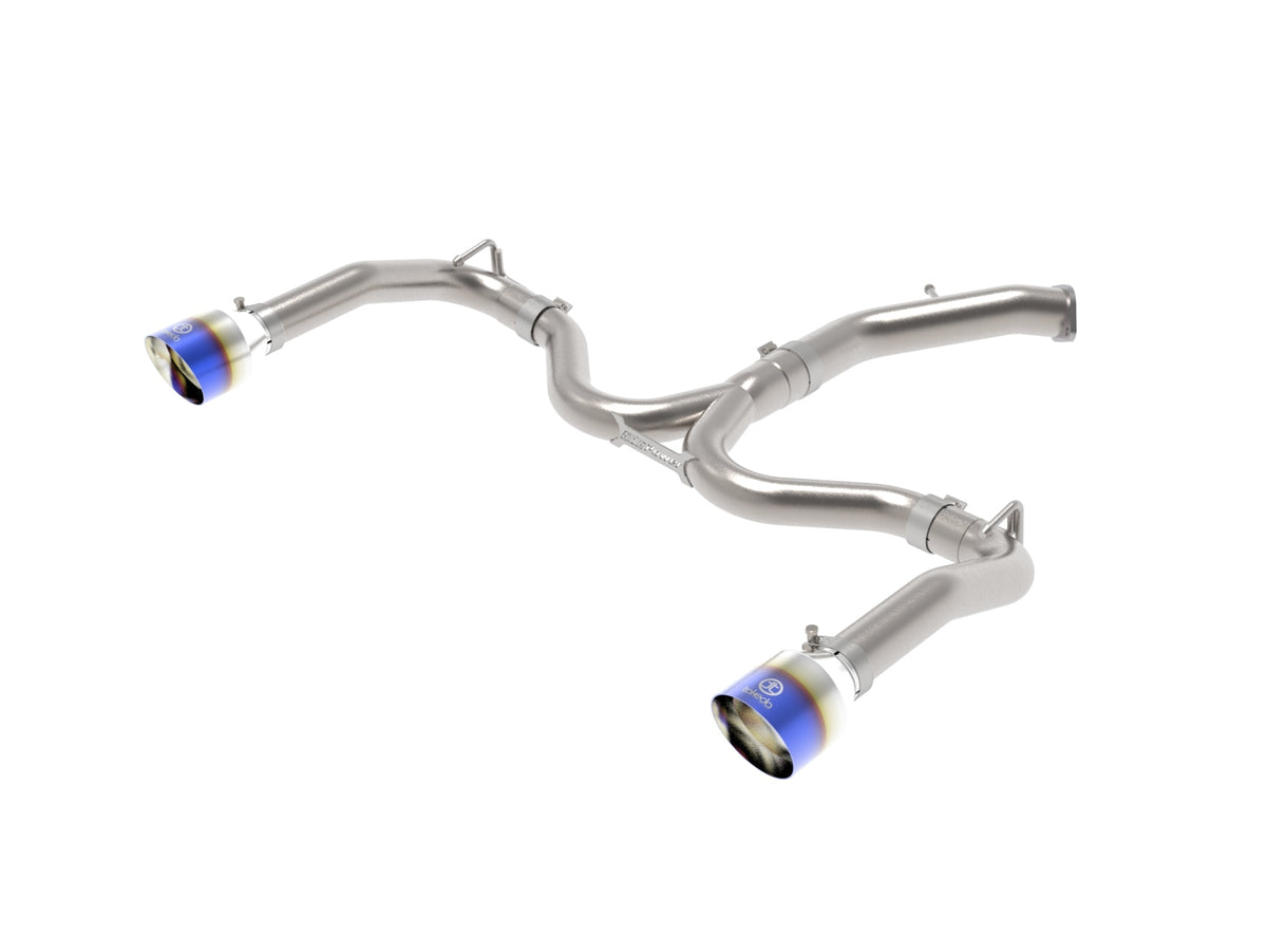 aFe POWER Axle-Back Exhaust Takeda 3 IN to 2-1/2 IN 304 Stainless Steel Axle- 49-37037-L