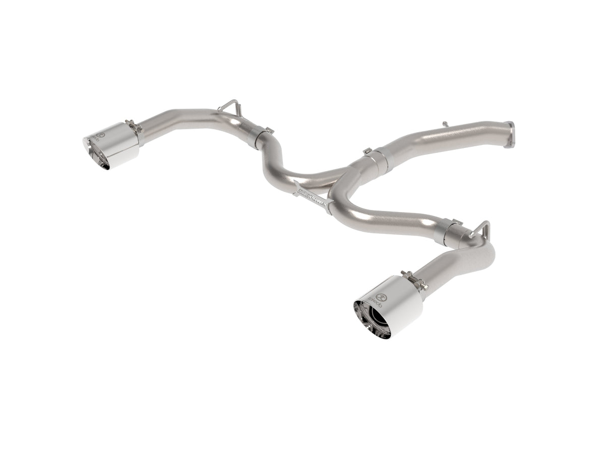 aFe POWER Axle-Back Exhaust Takeda 3 IN to 2-1/2 IN 304 Stainless Steel Axle- 49-37037-P
