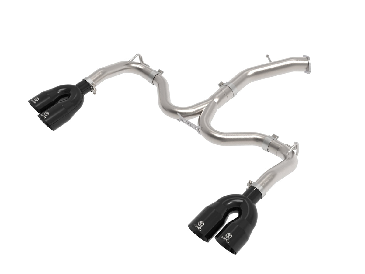 aFe POWER Axle-Back Exhaust Takeda 3 IN to 2-1/2 IN 304 Stainless Steel Axle- 49-37039-B