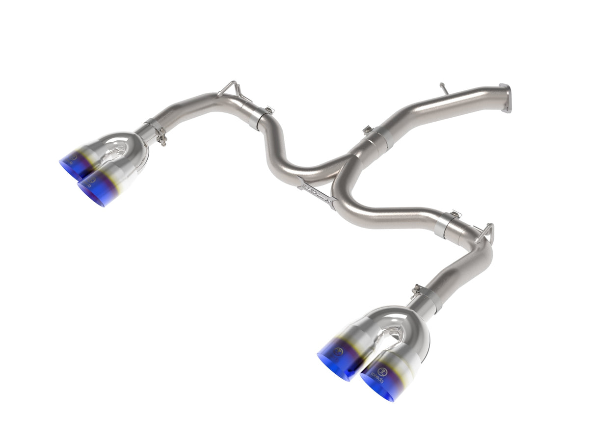 aFe POWER Axle-Back Exhaust Takeda 3 IN to 2-1/2 IN 304 Stainless Steel Axle- 49-37039-L