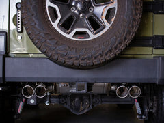 AFE 49-38086-P Vulcan Series 2-1/2 IN 304 Stainless Steel Axle-Back Exhaust System Polished