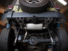 AFE 49-38086-P Vulcan Series 2-1/2 IN 304 Stainless Steel Axle-Back Exhaust System Polished