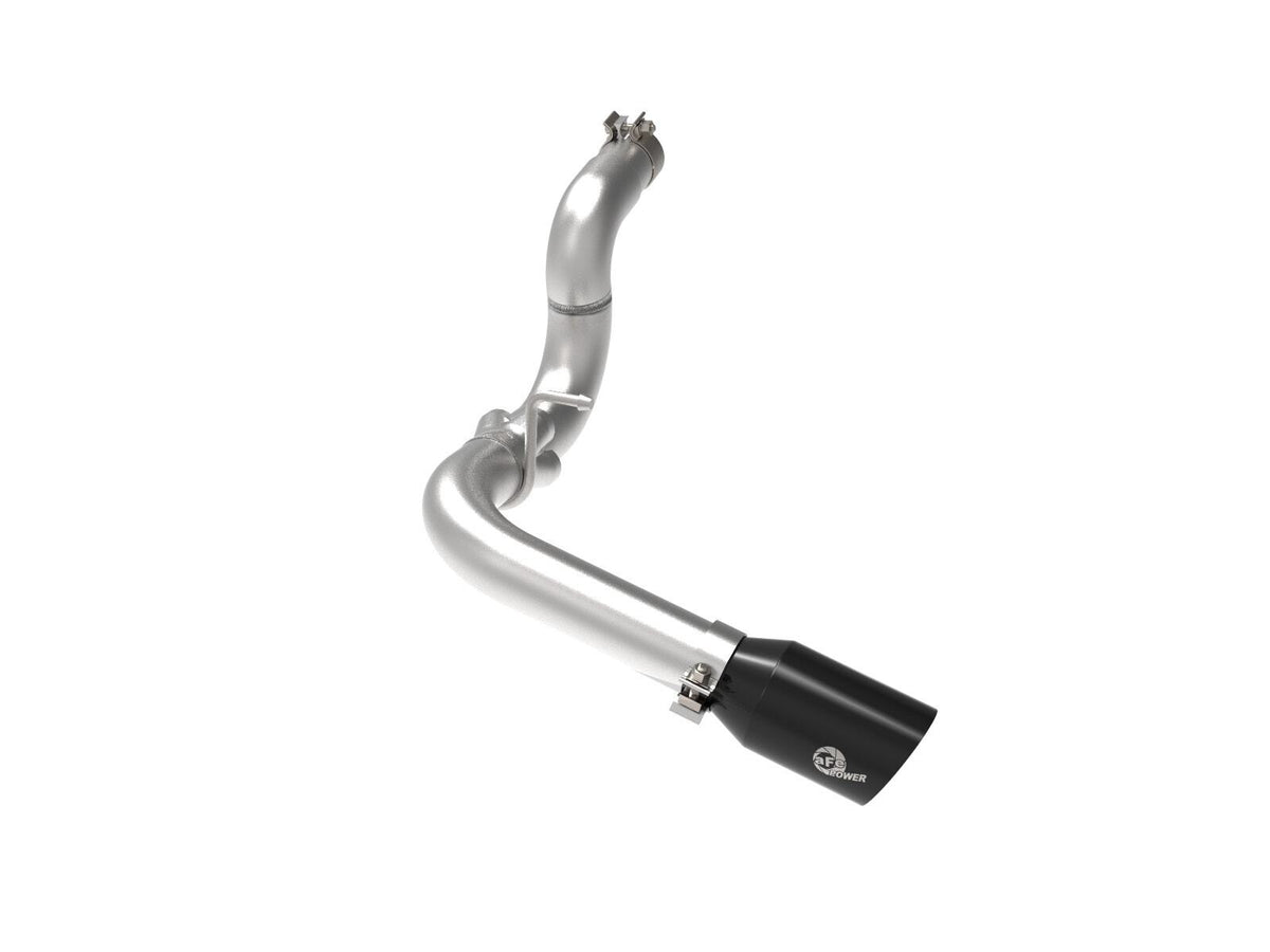 AFE 49-38092-B Large Bore-HD 3 IN 304 Stainless Steel DPF-Back Exhaust System w/Black Tip