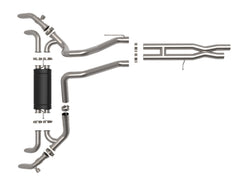 aFe Power 21-25 Jeep Wrangler (6.4) Exhaust System Kit PN. 49-38101