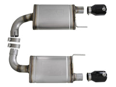 AFE 49-43105-B Mach Force Xp Stainless Steel Axle Back Exhaust System w/Dual Black Tips
