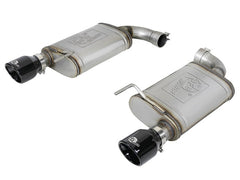 AFE 49-43105-B Mach Force Xp Stainless Steel Axle Back Exhaust System w/Dual Black Tips