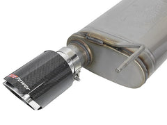 AFE 49-43105-C Mach Force Xp Stainless Steel Axle Back Exhaust System w/Dual Carbon Tips