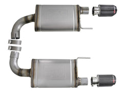 AFE 49-43105-C Mach Force Xp Stainless Steel Axle Back Exhaust System w/Dual Carbon Tips