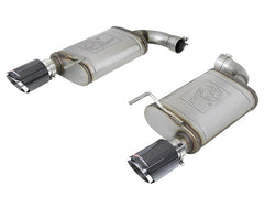 AFE 49-43105-C Mach Force Xp Stainless Steel Axle Back Exhaust System w/Dual Carbon Tips