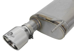 AFE 49-43105-P Mach Force Xp Stainless Steel Axle Back Exhaust System w/Dual Polished Tips