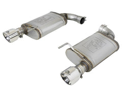 AFE 49-43105-P Mach Force Xp Stainless Steel Axle Back Exhaust System w/Dual Polished Tips