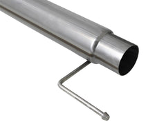AFE 49-43106-B Large Bore-HD 4 IN 409 Stainless Steel DPF-Back Exhaust System w/Black Tip