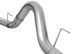 AFE 49-43106-P Large Bore-HD 4 IN 409 Stainless Steel DPF-Back Exhaust System w/Polished Tip