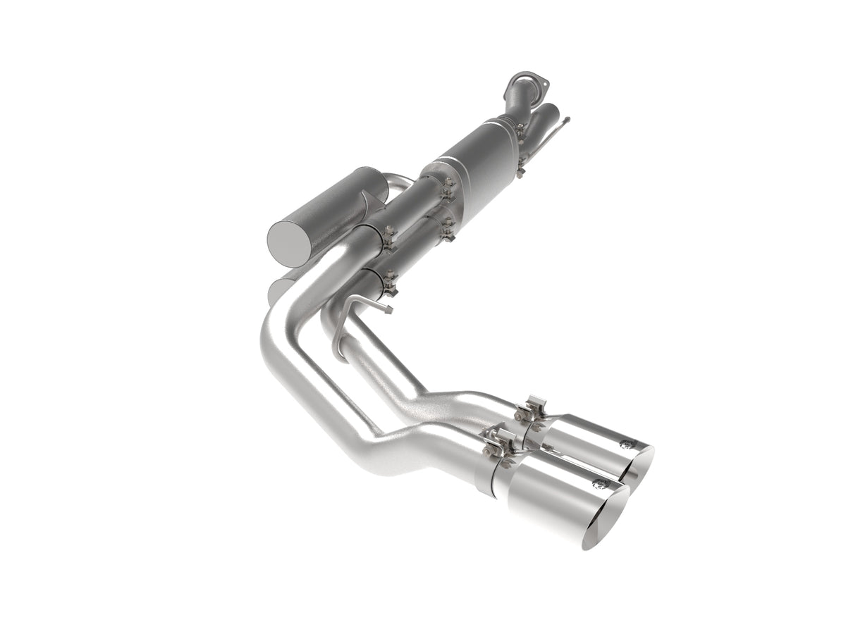 aFe Power Ford (Crew Cab Pickup - 6.2, 6.8, 7.3 - Bed Length: 81.9Inch) Exhaust System Kit PN. 49-43117-P
